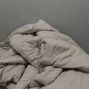 CozyLux King Size Comforter Set Oatmeal - 7 Pieces Bed in a Bag King, Luxury Soft Bed Set for All Seasons, Bedding Set with Down Alternative Comforter, Sheets, Pillowcases & Shams