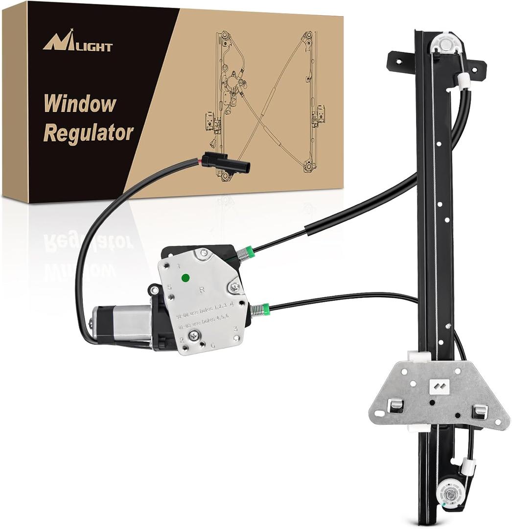 Nilight Window Regulator and Motor for Dodge Dakota 2000-2004 Front Right
