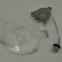 R5 and 6 Recessed Can Light Conversion Kit, Fixture Upgrade, Pendant & Hanging Light, Ceiling Fan Compatible, 7 Inch Flat Steel Ceiling Medallion, White Finish