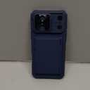 for iPhone 17 Pro Max Wallet Case2 Privacy Screen Protectors, Card Holder (4-5 Cards), Slide Camera Lens Cover, Military Drop, Rugged Heavy Duty Men Women Phone Case for iPhone 17Pro Max, Blue