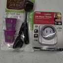 Cafe Fill Value Pack by Perfect Pod - 1-Stream Reusable K Cup Coffee Pod Filters & Scoop, Compatible with Keurig K-Duo, K-Mini, 1.0, 2.0, K-Series and Select Single Cup Coffee Makers And TNI24111 Powerzone Indoor Electromechanical Timer, 125 V, 8 A,