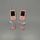 Video Walkie Talkies for Kids, Handheld 2 Pack Rechargeable Video Intercom Kids Walkies Talkies, Indoor Outdoor Toys for Family Games, Outside, Camping, Hiking for Boys Girls Ages 3-12 (Pink/Pink)