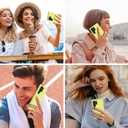 bemal for Samsung Galaxy S25 Ultra Case - Smooth Silky Liquid Silicone - Slim Fit Soft Microfiber Lining - Designed for Women and Girls - Shockproof Protective Phone Cover 6.8"- Yellow Green