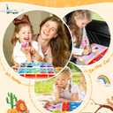 Montessori Preschool Busy Book for Toddlers - Activity Books for Kids Ages 3-5 - Preschool Learning Activities - Workbook Activity Binder - Autism Sensory Toys - Gifts for 3 4 5 6 Year Old Boys Girls