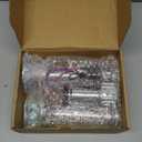 12V 600DB Air Horn Super Loud Train Horn for Truck, Dual Trumpets Kit with Air Compressor, Car Accessories Universal for Car, SUV, Motorcycle, Truck, Lorries, Boat, Gift for Men, Him (Silvery)