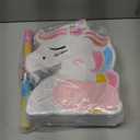 WERNNSAI Unicorn Piata - Unicorn Party Supplies Piata Bundle with Blindfold and Bat for Girls Kids Rainbow Unicorn Theme Birthday Party Game Decorations (15.7" x 12.2" x 3.1")