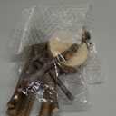 Libiline 8 Pieces Bird Perch Natural Wooden Parrot Perch Stand Fork Toys Hanging Multi-Branch Perches Platform Hammock Swing Toy for Macaws, Small Parakeets, Conures, Budgies, Finches (A-Color, Mix)