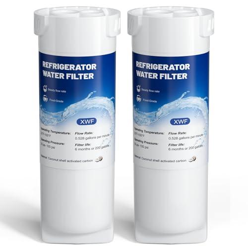 XWF Water Filter Replacement Compatible with GE XWF Water Filter,（Not XWFE), fit for WR17X30702 GBE21,Pack of 2,By YPMQY