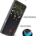 Unov Case Compatible with Galaxy XCover7 Pro 5G Clear with Design Soft TPU Shock Absorption Slim Embossed Pattern Protective Back Cover 6.6 inch (Flower Bouquet)