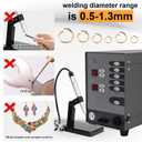 Welder for Permanent Jewelry - 110v Permanent Jewelry Welder,Permanent Jewelry Kit Welder,100a Pulse Arc Welder Permanent Jewelry