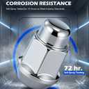 Orion Motor Tech 1/2"-20 Lug Nuts with Cone Seat, 3/4" 19mm Hex 1.38x0.87 in. Chrome Plated Wheel Lug Nuts Compatible with Ford Mustang Explorer F-150 Dodge Ram 1500 Jeep Wrangler, Set of 20
