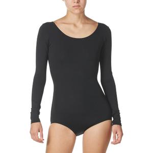 Capezio womens Long Sleeve Leotard (Medium, Black)