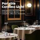 Cordless Table Lamp with 5000mAh Battery USB Rechargeable Touch Bedside Light for Bedroom, Kitchen, Office, Restaurant, Patio & Camping