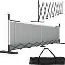 Retractable Pickleball Net - Durable and Lightweight Indoor/Outdoor Portable Pickleball Net with Steady Metal Frame, Free Assembly & Carry Bag for Backyards, Driveways and Garages