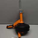 Drain Auger, Clog Remover with Drill Adapter, 25 Feet Flexible Plumbing Snake Use Manually or Powered for Kitchen, Bathroom and Shower Sink, Comes with Gloves (orange)