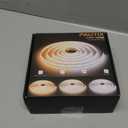 PAUTIX COB LED Strip Lights 2700K-6500K CCT Tunable White 24ft UL-Listed Dotless LED Lights Super Bright Dimmable 24V LED Tape Light with APP/RF Remote Control,Under Cabinets Bedroom Kitchen Lighting