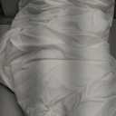 Luxury 100% Egyptian Cotton Fitted Sheet Queen Only 1000 Thread Count Cotton Fitted Sheet Long Staple, Breathable and Durable, Deep Pocket 15"-18" (60" x 80", White)