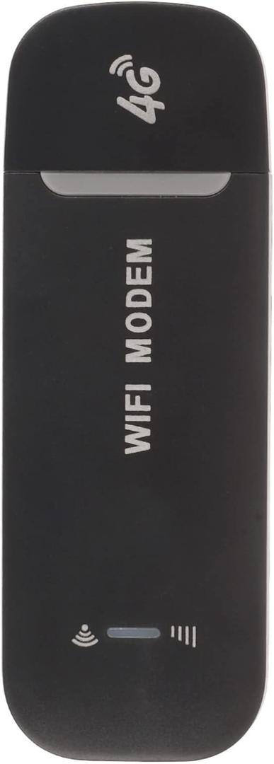 4G Router, Portable 4G LTE Router Mobile Hotspot Up to 10 Users, Plug and Play 4G USB Modem with SIM Card Slot, for Outdoor Camping Travel