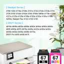 67XL Ink Cartridges Black Color Combo Pack Replacement for 67 67xl Ink for Envy 6000e 6400e 6452e 6458e 6455e 6065e Deskjet 4255e 2855e 2734e 2742e 4158e Printer (2 Pack)