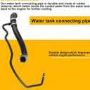 MUNIK 2125011382 Radiator Hose 2009-2013 Compatible with Mercedes E-Class (W212) 2009-2013 E300 E350 (S212) 2009-2011 E300 E350 Peat# V302912 P326320 97178 TM7021 707021 053402 0011027770