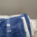 FlyDOIT 8x10 Feet Large Area Rugs for Living Room, Navy Blue Shaggy Rug Fluffy Throw Carpets, Ultra Soft Plush Modern Indoor Fuzzy Rugs for Bedroom Girls Kids Nursery Room Dorm Home Decor