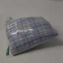 Madison Park Window Curtain for Living Room Thermal Insulated Fleece Lining, Cabin Plaid Curtain Room Darkening Window Drapes Bedroom, Anaheim, 1-Single Panel Pack, 50" x 95" Rod Pocket, Denim Blue