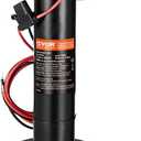 VEVOR Electric Trailer Jack, 5000 lbs, Heavy Duty RV Electric Power Tongue Jack with 2 Way Connector, Manual Crank Handle & Weatherproof Jack Cover, 10"-28.3" Lift, for RVs, Trailers & Campers, Black