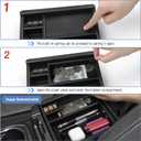 YOJOJOCO Center Console Organizer Compatible with Toyota 2016-2023 Tacoma Accessories Storage Box Organizer Tray