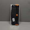 Firbon A4 Paper Cutter 12 Inch Titanium Paper Trimmer Scrapbooking Tool with Automatic Security Safeguard and Side Ruler for Craft Paper, Coupon, Label and Cardstock (Black)