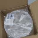 uxcell Acrylic Flower Vase, 8 Inch Round Floral Centerpiece with 16+5 Holes for Dining Table, Round Flower Vase for Centerpieces Weddings Party Home Decor