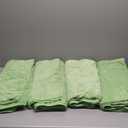 MAGGEA Extra Large Bath Towel Set of 4 (35"x70"), Oversized Bath Sheet Super Soft Highly Absorbent Jumbo Bathroom Towel Set Microfibers Quick Dry Shower Towel for Hotel, Bathroom, Guest, Spa, Gym (Green)