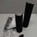 2 Tier Bracelet Holder Stand, Bangle Watches Display, Velvet Bracelet Jewelry Storage Organizer Rack, Hairband Scrunchie Show Tower Shop Selling or Home Use (Black)