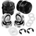 9040H Front Wheel Bushing to Bearing Conversion Kit Compatible with Craftsman, Poulan, Husqvarna, Jonsered, Murray Lawn Mower Fits 532009040, 532124959, 91334, 491334MA, 5920H, 9040HR, 9040N