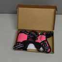 PHOEPET No Pull Dog Harnesses for Small Dogs Reflective Adjustable Front Clip Vest with Handle 2 Metal Rings 3 Buckles [Easy to Put on & Take Off](Small, Pink)