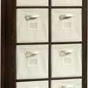 Sauder Stow-away Cube Storage 8-Cube Organizer/Pantry cabinets, Smoked Oak finish