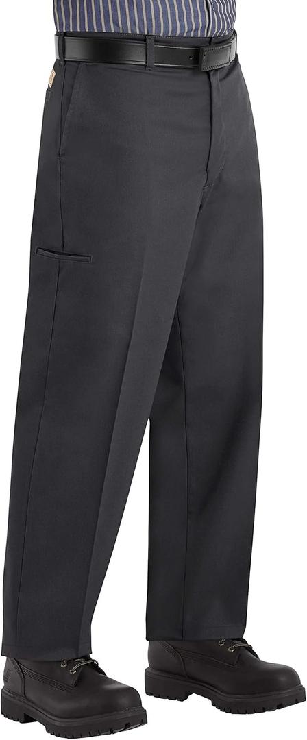 Red Kap Men's Cell Phone Pocket Pant (38W x 34L, Black)
