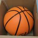 Silent BasketballSize 5, New Upgraded Weight Grooved Airless Indoor Basketball, Non-derforming Package, Real Feel & Bounce Like Official Ball, Quiet Dribbling Indoor Training