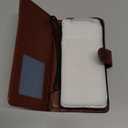 Bohefo Case for Moto G Power 2024 5G Flip Case with Tempered Glass Screen Protector, Leather Wallet, Kickstand Cover for Motorola Moto G Power 2024 5G Brown