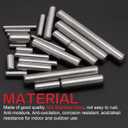 220Pcs 22 Kinds M2 M3 M4 M5 304 Stainless Steel Dowel Pin Cylindrical Shelf Support Peg Pin Rod Fasten Elements Assortment Kit