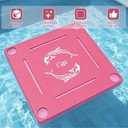 Floating Mahjong Table for Pool, 2-IN-1 Waterproof Floating Game Table for Mahjong Card Games Dominoes Poker, Adults Floating Board Pool Game Tray for Hot Tub Lake Beach Summer Pool Party Gift