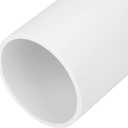 6 Inch PVC Pipe 17" Long White Sch40 Industrial PVC Pipes for Home DIY, Greenhouse, Garden, Farm, Workshop, Furniture Grade(6" x 17"L)