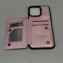 Vinich for iPhone 14 Pro Max Wallet Case with Card Holder, RFID Blocking Credit Slots Kickstand Shockproof Phone Cover Fit for iPhone 14 Pro Max 6.7" Rose Pink