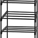 8 Tier Metal Sturdy Shoe Rack, 8 Tier Tall Shoe Storage Organizer, Narrow Tall Shelf Organizer for Entryway, Closet, Bedroom