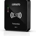 LEKATO MS1 Wireless in Ear Monitor System, 2.4GHz Stereo inEar Monitoring with Transmitter Receiver Clip On, One to Many, AutoPairing,Wireless IEM for Band Rehearsal,Studio, Church,Small Gigs