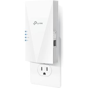 TP-Link AX1500 WiFi Extender Internet Booster(RE500X), WiFi 6 Range Extender Covers up to 1500 sq.ft and 25 Devices,Dual Band, AP Mode w/Gigabit Port, APP Setup, OneMesh Compatible