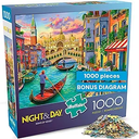 Buffalo Games  Sights of Venice  Image World  1000 Piece Jigsaw Puzzle for Adults, Scenic Cityscape Puzzle, Challenging and Relaxing Puzzle Adventure, Finished Size 26.75 x 19.75, Made in The USA