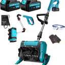 Cordless Snow Shovel Electric Snow Blower 20ft Throw Distance, Adjustable Snow Removal Direction, Electric Snow Shovel for Driveway,Steps, Patio, Sidewalk Snow Removal.