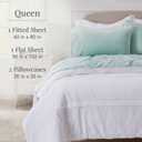NY Loft Luxury Micro Fleece Sheet Set | Queen Size | Green | Deep Pocket