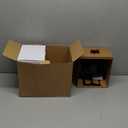 Flanagan 2 PCS Fireplace Fans, 5 Blades Stove Fan, 7in Log Burner Fan Heat Powered Fireplace Fan for Wood Burning Stove/ Log Burner/ Fireplace(Include Magnetic Thermometer) (2 PCS -5 Blades)