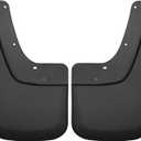 Husky Liners Mud Guards | Rear Mud Guards - Black | 57891 | Fits 2014-2018 GMC Sierra 1500, 2019 GMC Sierra 1500 Limited, 2015-2019 GMC Sierra 2500/3500 HD w/ Single Rear Wheels 2 Pcs